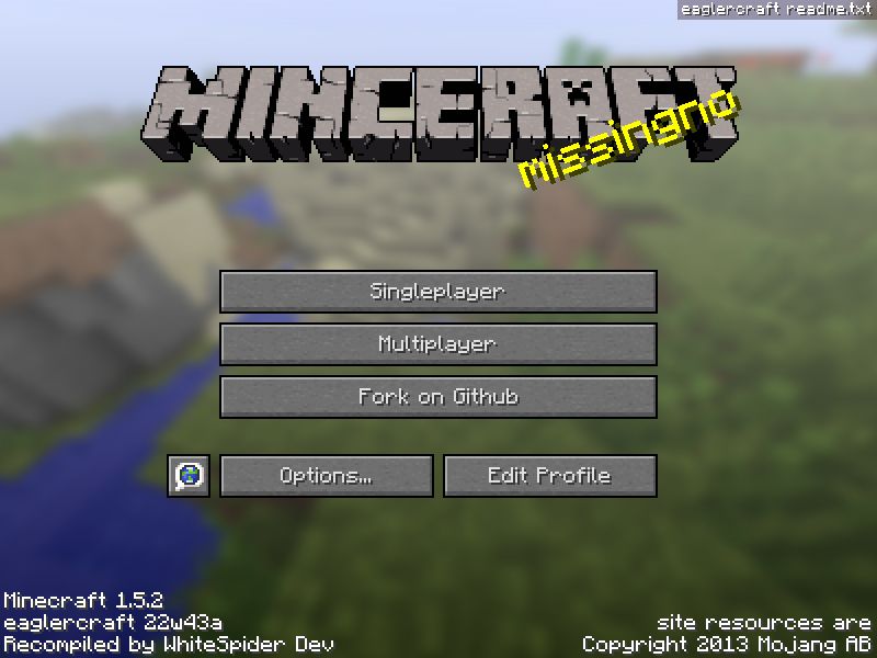 Minecraft 1.5.2 (Eaglercraft)